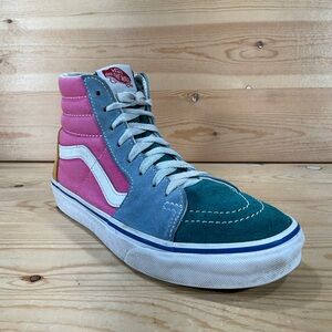 VANS Sk8 Hi Mix & Match Skateboard Shoe
Men’s 6.5
Hot Pink Blue Green Yellow